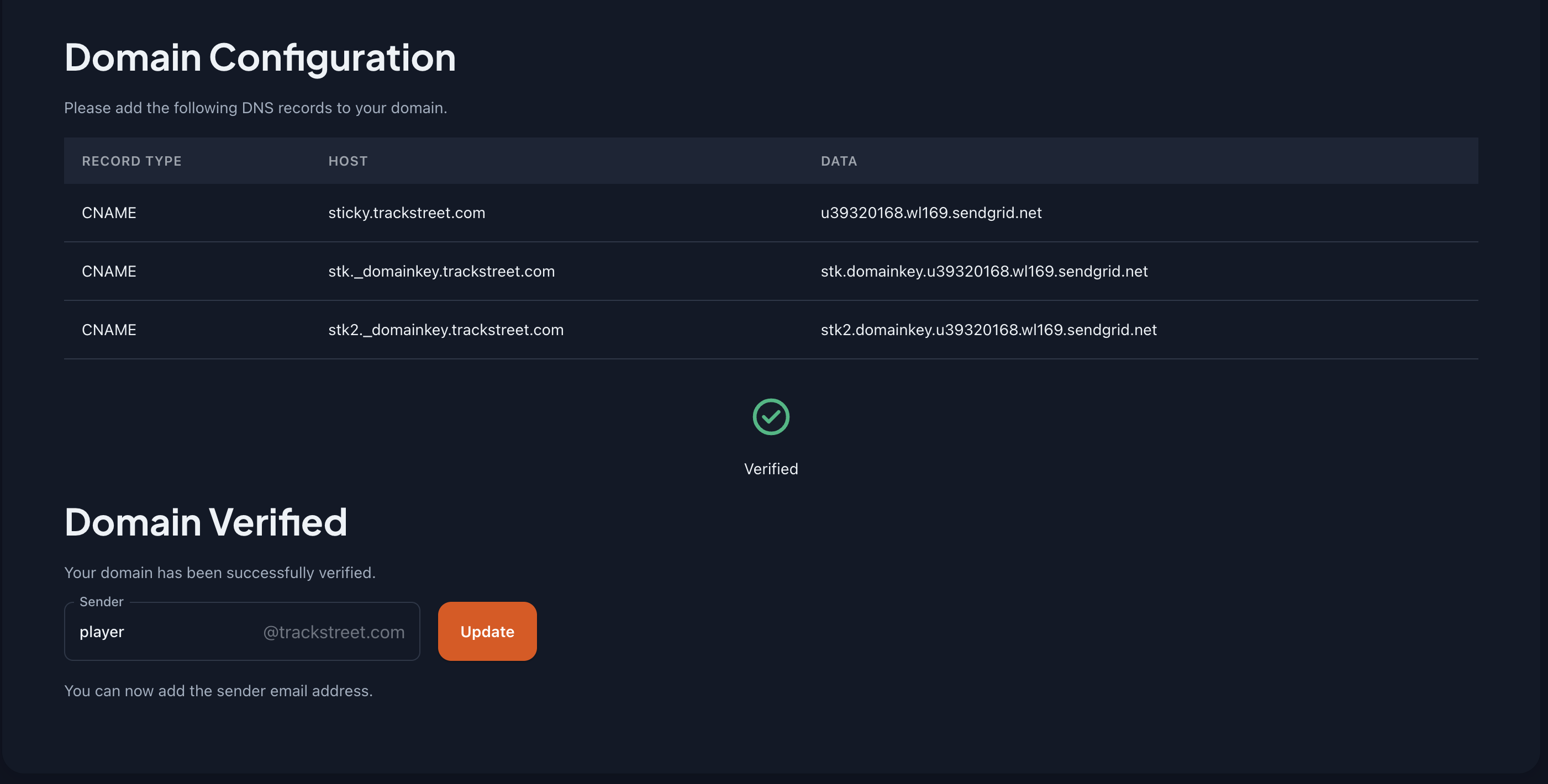 Email Domain Verification